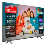 Kodak 100 cm (40 inches) 9XPRO Series Full HD Certified Android LED TV 409X5061 (Black)