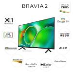 Sony BRAVIA 2 Series 108 cm (43 inches) 4K Ultra HD Smart LED Google TV K-43S20 (Black)