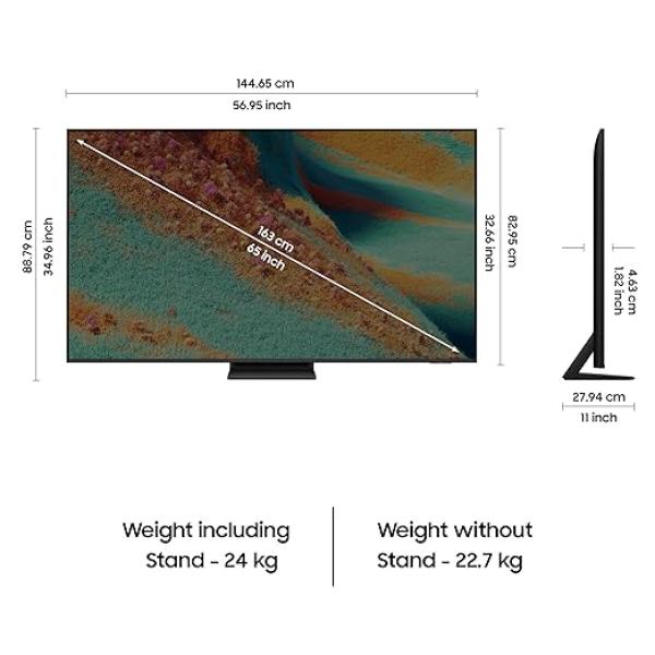 Samsung 163 cm (65 inches) 4K Ultra HD Mini-LED Neo-QLED Smart TV QA65QN85FAULXL