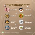 IndicWisdom Wood Pressed Virgin Coconut Oil 1 Liter (Cold Pressed Coconut Oil