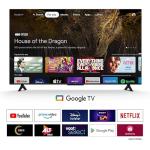TCL 126 cm (50 inches) Metallic Bezel-Less, FHD Smart QLED Google TV 50S5K
