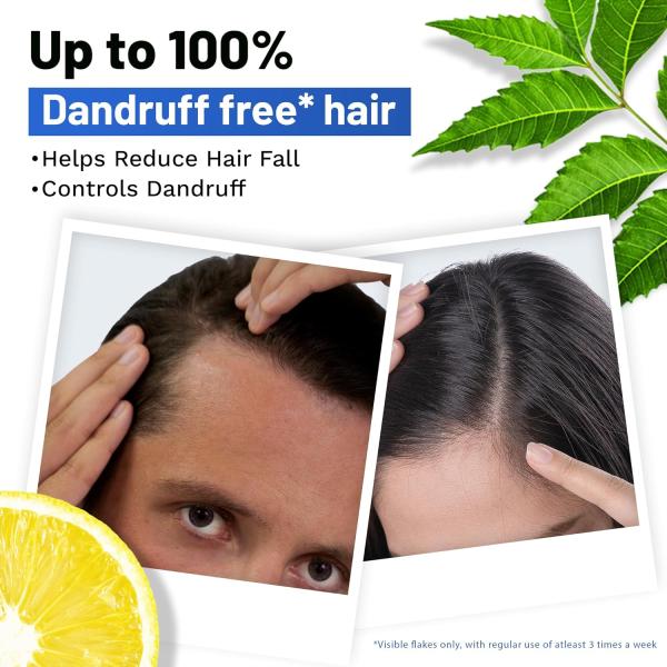 SESA Ayurvedic Anti Dandruff Shampoo With Neem, Lemon Helps Reduce Hairfall Controls Dandruff, 500Ml