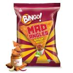 Bingo! Mad Angles Achaari Masti – Desi Mango Pickle Flavour Crunchy Triangle Chips | Tasty Snack for Any Time Cravings, 64g