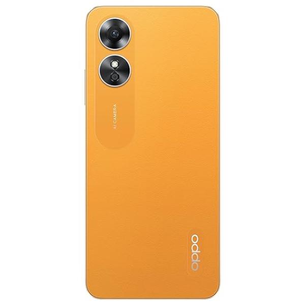 Oppo A17 (Sunlight Orange, 4GB RAM, 64GB Storage)