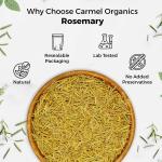 CARMEL ORGANICS Rosemary Leaves (100 Gram) With Spray Bottle