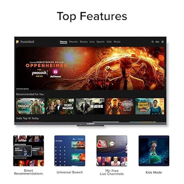 MI Xiaomi Smart TV A 80 cm (32) HD Ready Smart Google LED TV L32MA-AIN (Black)