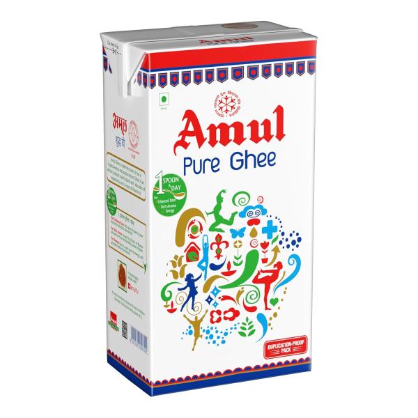 Amul Pure Ghee, 1 Liter Carton