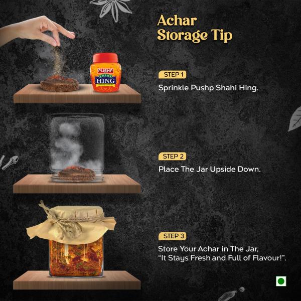 Pushp Brand Achar Masala | 200 G | Premium Blend of Traditional Spices | Ready-to-Use Pickle Mix