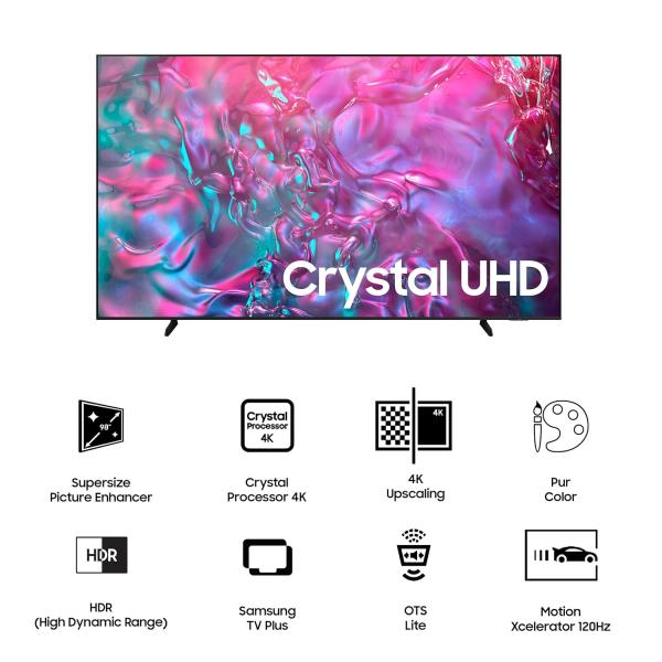 Samsung 247 cm (98 Inches) 4K Ultra HD Smart TV (UA98DU9000UXXL, Black)