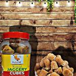 Dry Fruit Hub Fresh Jaggery Cubes Gud Shakkar (Chini) Substitute