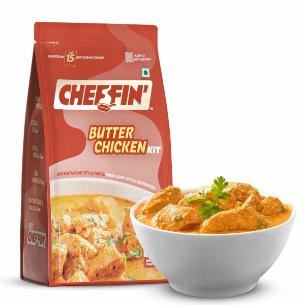 Cheffin' Butter Chicken Masala 285g | Ready to Cook in 10 mins | Serves 2-3