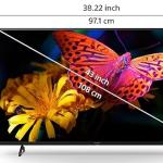 Sony Bravia 108 cm (43 inches) 4K Ultra HD Smart Android LED TV 43X74 (Black) (2021 Model)