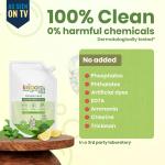 Koparo Organic Dishwash Liquid | 2 Litres | Lime And Basil Fragrance