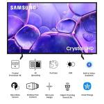 Samsung 125 cm (50 inches) Crystal 4K Ultra HD Smart LED TV UA50U8400FULXL Black