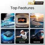 TOSHIBA 139 cm (55 inches) C350NP Series 4K Ultra HD Smart LED Google TV 55C350NP (Black)