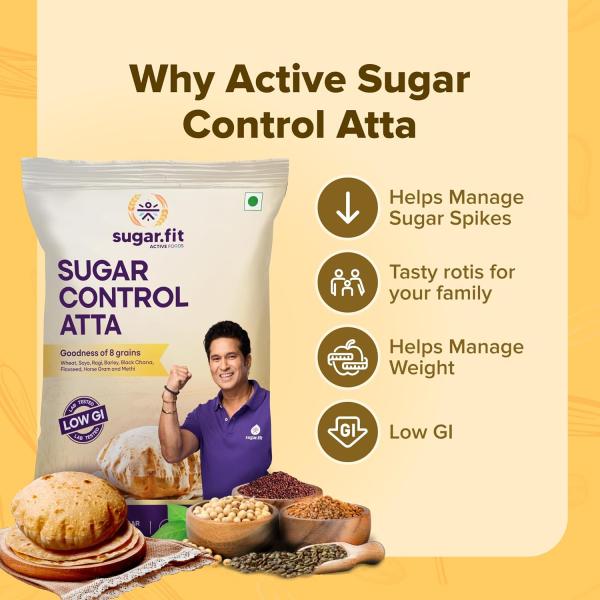 Sugar.fit Sugar Control Atta – 8-in-1 multigrain flour