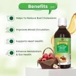 Dr. Patkar's Apple Cider Vinegar with Ginger, Garlic, Lemon & Honey | Unfiltered & Undiluted (With Mother) 200ml