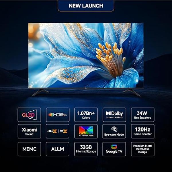 Xiaomi Smart TV X Pro QLED Series 65 (165 cm) L65MB-APIN(Black)