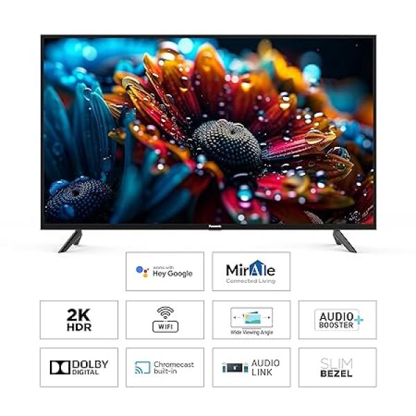 Panasonic 80 cm (32 inches) HD Ready Smart LED Google TV TH32MS660DX (Black)