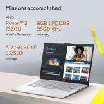 ASUS Vivobook Go 14, AMD Ryzen 3 7320U, Thin and Light Laptop