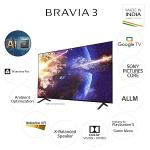 Sony BRAVIA 3 Series 164 cm (65 inches) 4K Ultra HD AI Smart LED Google TV K-65S30B (Black)