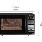 Panasonic 27L Convection Microwave Oven(NN-CT645BFDG,,Black Mirror, 360° Heat Wrap, Magic Grill)