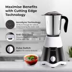 Cadlec JarGenie 4 Jar 750 Watt Mixer Grinder | High-Power Juicer, Blender & Mixer