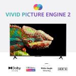 Mi Xiaomi 108 cm (43 inches) X Series 4K LED Smart Google TV L43MA-AUIN (Black)
