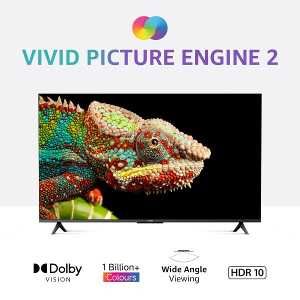 Mi Xiaomi 108 cm (43 inches) X Series 4K LED Smart Google TV L43MA-AUIN (Black)