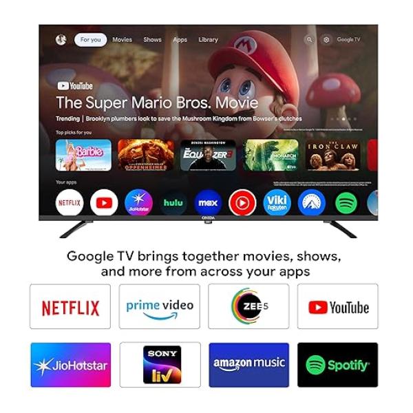 Onida 139 cm (55 inchs) Nexg Series 4K Ultra HD Smart QLED Mini LED Google TV MZ55MIN