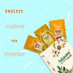 Fabeato NO PALM OIL Vacuum Fried Vegetable Chips Combo (Pack of 3)