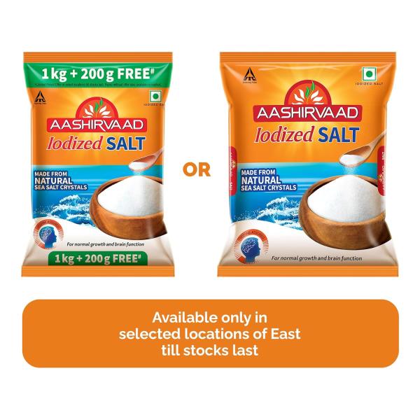 Aashirvaad Salt,with 4-Step advantage, 1kg