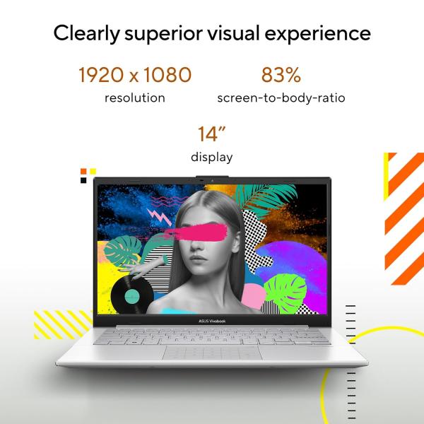 ASUS Vivobook Go 14, AMD Ryzen 3 7320U, Thin and Light Laptop