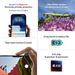 iPhone 16 256 GB: 5G Mobile Phone with Camera Control, A18 Chip and a Big Boost in Battery Life. Works with AirPods; Teal