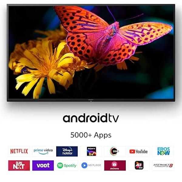 Sony Bravia 108 cm (43 inches) 4K Ultra HD Smart Android LED TV 43X74 (Black) (2021 Model)