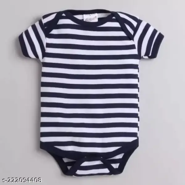 100% Cotton Baby Bodysuit Short Sleeve Half Romper Pack of 3