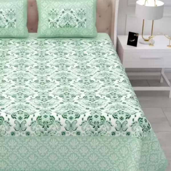 Cotton Double Bedsheet (Pack of 1)(sf)