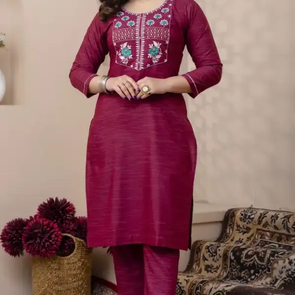 Women kurti set and bags (combo)