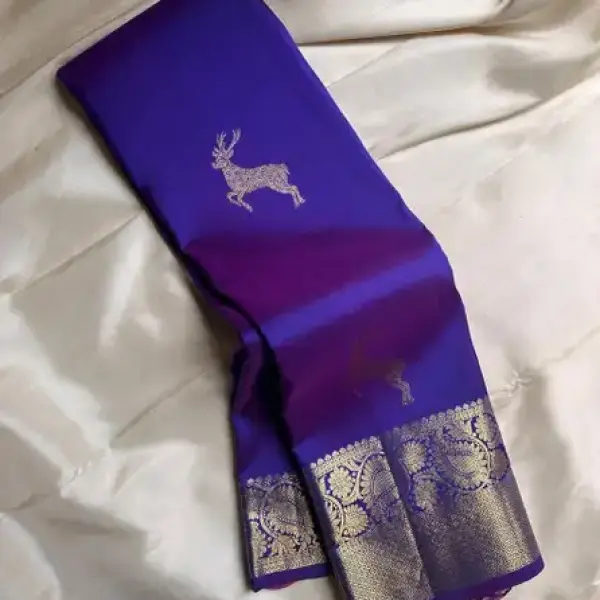 Banarasi Pure Silk Saree (Blue)