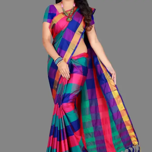 Cotton Blend Saree