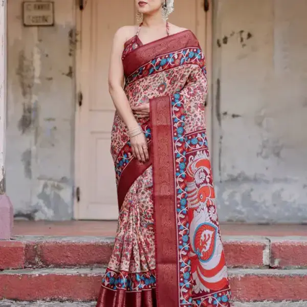 Tussar Silk Saree
