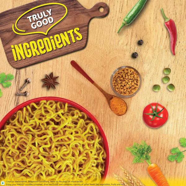 MAGGI 2-Minute Instant Noodles, Masala Noodles With Goodness Of Iron