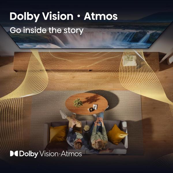 Hisense 164 cm (65 inches) E7Q Series 4K Ultra HD Smart QLED TV 65E7Q (Black)