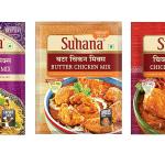 GROCERY   Suhana Non Veg Combo Pack of 6 - Butter Chicken 2 + Chicken Gravy Mix 2 + Chicken Biryani Mix 2