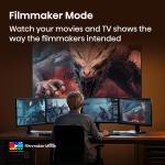 Hisense 108 cm (43 inches) E7Q Series 4K Ultra HD Smart QLED TV 43E7Q (Black)