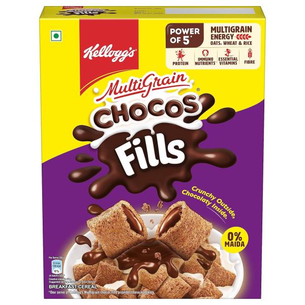 Kellogg's Chocos Fills 250g | Double Chocolaty, Anytime Snack