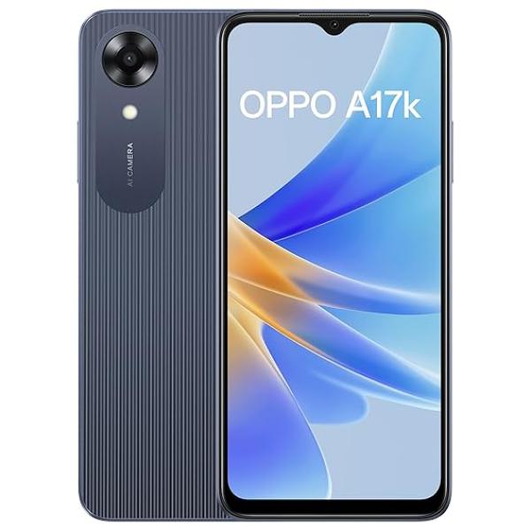 Oppo A17k (Navy Blue, 3GB RAM, 64GB Storage)