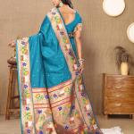 Women's  Paithani Silk Saree