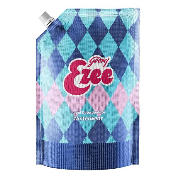 Godrej Ezee Liquid Detergent for Semi-automatic and Top Load Washing - 3.2 kgs Pouch, for Winter Wear