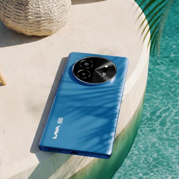 Lava Bold 5G (Sapphire Blue, 8GB RAM, 128GB Storage) | 3D Curved FHD+ AMOLED Display | Mediatek Dimensity 6300 Processor